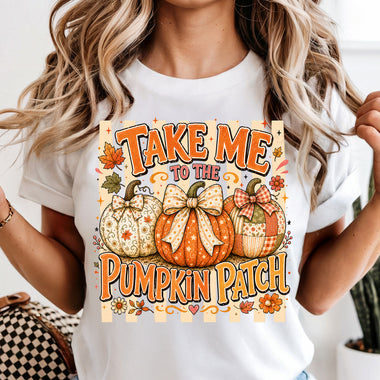 Preppy Take Me to the Pumpkin Patch Trio DTF Transfer DTF Heat Press Transfer from Sweet Tee Transfers