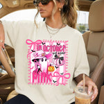 In October We Wear Pink Ghost DTF Transfer DTF Heat Press Transfer from Sweet Tee Transfers