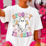 Spooky Teacher Ghost DTF Transfer DTF Heat Press Transfer from Sweet Tee Transfers