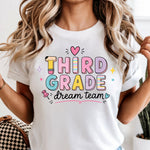 Third Grade Dream Team DTF Transfer DTF Heat Press Transfer from Sweet Tee Transfers