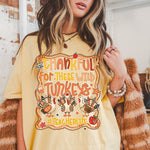 Thankful for These Wild Turkeys Teacher DTF Transfer DTF Heat Press Transfer from Sweet Tee Transfers