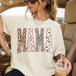 Retro MAMA Checkered Leopard DTF Transfer DTF Heat Press Transfer from Sweet Tee Transfers
