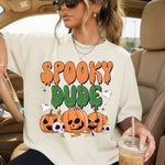Spooky Dude Pumpkins DTF Transfer DTF Heat Press Transfer from Sweet Tee Transfers