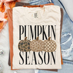 Pumpkin Season Camo Leopard Checkered DTF Transfer DTF Heat Press Transfer from Sweet Tee Transfers