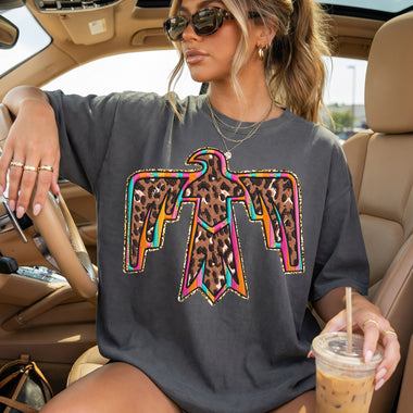 Faux Embroidered Western Bird DTF Transfer DTF Heat Press Transfer from Sweet Tee Transfers