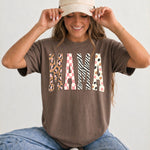 Retro MAMA Checkered Leopard DTF Transfer DTF Heat Press Transfer from Sweet Tee Transfers