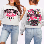 Wrestling MAMA Front and Back DTF Transfer DTF Heat Press Transfer from Sweet Tee Transfers