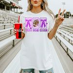 Purple Touchdown Season DTF Transfer DTF Heat Press Transfer from Sweet Tee Transfers