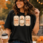 Bow and Pumpkin Panels DTF Transfer DTF Heat Press Transfer from Sweet Tee Transfers