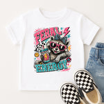 Feral Energy Raccoon DTF Transfer DTF Heat Press Transfer from Sweet Tee Transfers