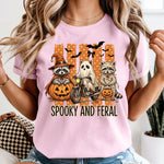Spooky and Feral Striped DTF Transfer DTF Heat Press Transfer from Sweet Tee Transfers