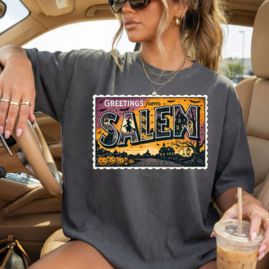 Greetings from Salem DTF Transfer DTF Heat Press Transfer from Sweet Tee Transfers