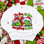 I'm Fine Grinch DTF Transfer DTF Heat Press Transfer from Sweet Tee Transfers