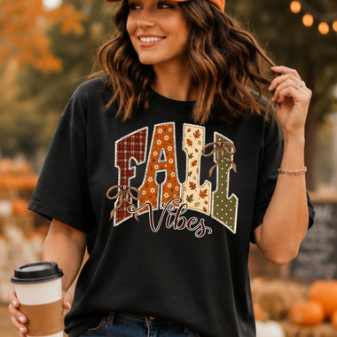 Fall Vibes DTF Transfer DTF Heat Press Transfer from Sweet Tee Transfers