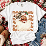 Santa Brown Striped DTF Transfer DTF Heat Press Transfer from Sweet Tee Transfers