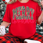 Merry Christmas Camo DTF Transfer DTF Heat Press Transfer from Sweet Tee Transfers