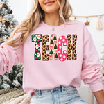Teach Christmas DTF Transfer DTF Heat Press Transfer from Sweet Tee Transfers