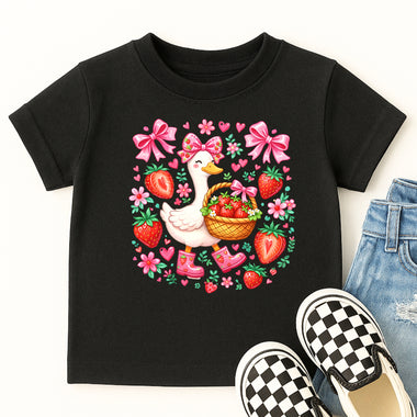 Strawberry Goose DTF Transfer DTF Heat Press Transfer from Sweet Tee Transfers