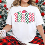 Teach Christmas Checkered DTF Transfer DTF Heat Press Transfer from Sweet Tee Transfers