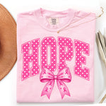 Polka Dot Hope for Breast Cancer DTF Transfer DTF Heat Press Transfer from Sweet Tee Transfers