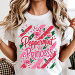 Peppermint Princess DTF Transfer DTF Heat Press Transfer from Sweet Tee Transfers
