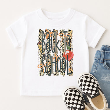 Back to School Leopard DTF Transfer DTF Heat Press Transfer from Sweet Tee Transfers