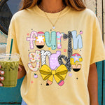 Back to School Pencil Bow Fourth Grade DTF Transfer DTF Heat Press Transfer from Sweet Tee Transfers