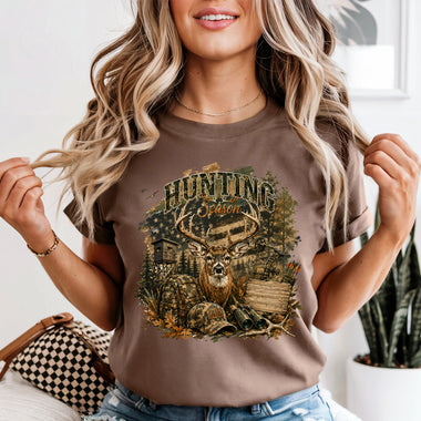 Hunting Season Deer DTF Transfer DTF Heat Press Transfer from Sweet Tee Transfers