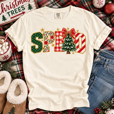 SPED Christmas Tree DTF Transfer DTF Heat Press Transfer from Sweet Tee Transfers