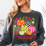 I Will Praise Him in Every Season DTF Transfer DTF Heat Press Transfer from Sweet Tee Transfers