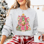 Joy to the World Christmas Tree DTF Transfer DTF Heat Press Transfer from Sweet Tee Transfers