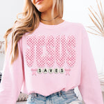 Jesus Saves DTF Transfer DTF Heat Press Transfer from Sweet Tee Transfers