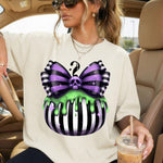 Beetlejuice Pumpkin DTF Transfer DTF Heat Press Transfer from Sweet Tee Transfers