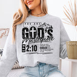 God's Masterpiece Ephesians 2:10 Faith DTF Transfer DTF Heat Press Transfer from Sweet Tee Transfers