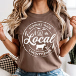 Support Your Local County Fair DTF Transfer DTF Heat Press Transfer from Sweet Tee Transfers