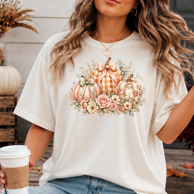 Pastel Pumpkins DTF Transfer DTF Heat Press Transfer from Sweet Tee Transfers