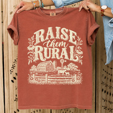Raise Them Rural DTF Transfer DTF Heat Press Transfer from Sweet Tee Transfers