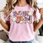 Let's Go Ghouls Distressed DTF Transfer DTF Heat Press Transfer from Sweet Tee Transfers