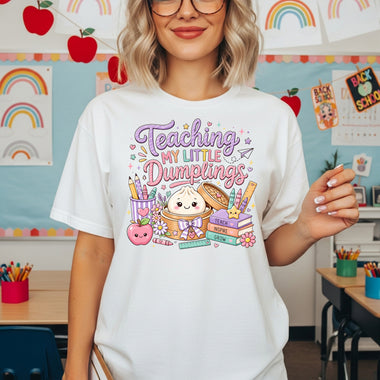 Teaching My Little Dumplings DTF Transfer DTF Heat Press Transfer from Sweet Tee Transfers