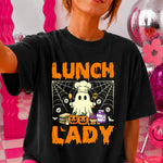 Lunch Lady Ghost DTF Transfer DTF Heat Press Transfer from Sweet Tee Transfers