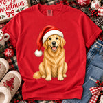 Christmas Dog Golden Retriever DTF Transfer DTF Heat Press Transfer from Sweet Tee Transfers