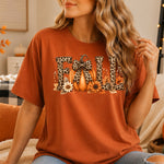 Leopard Fall with Pumpkin DTF Transfer DTF Heat Press Transfer from Sweet Tee Transfers