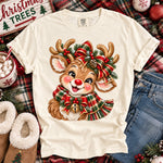 Reindeer Head DTF Transfer DTF Heat Press Transfer from Sweet Tee Transfers