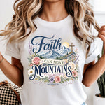 Faith Can Move Mountains DTF Transfer DTF Heat Press Transfer from Sweet Tee Transfers