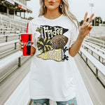 Friday Night Lights Black and Gold Pennant DTF Transfer DTF Heat Press Transfer from Sweet Tee Transfers