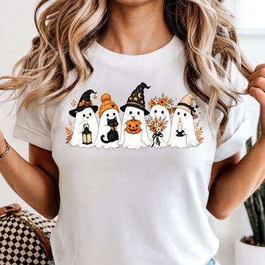 Halloween Ghosts DTF Transfer DTF Heat Press Transfer from Sweet Tee Transfers