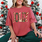 Christmas Jolly Patterned DTF Transfer DTF Heat Press Transfer from Sweet Tee Transfers