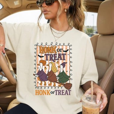 Honk or Treat DTF Transfer DTF Heat Press Transfer from Sweet Tee Transfers