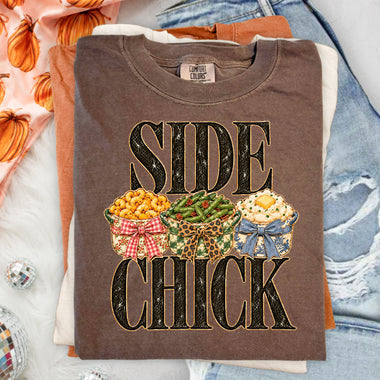 Side Chick Patchwork Sides DTF Transfer DTF Heat Press Transfer from Sweet Tee Transfers