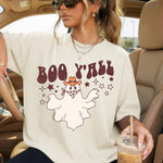 Boo Y'all Cowboy Ghost DTF Transfer DTF Heat Press Transfer from Sweet Tee Transfers
